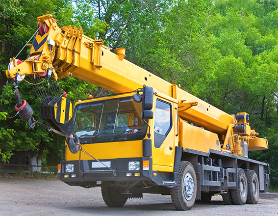 alquiler camión grúa móvil autopropulsada en Barcelona